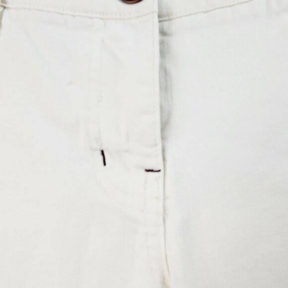 Louie Women's White Straight Leg Jeans Mid Rise Size 4 EUC - Picture 4 of 10